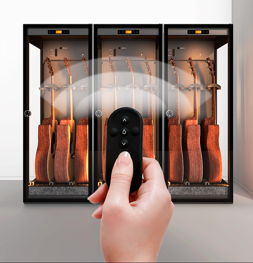 Humidificación integrada sin niebla