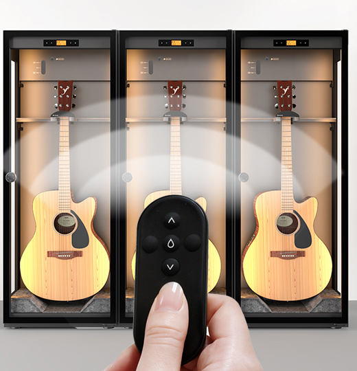 Humidificación integrada sin niebla